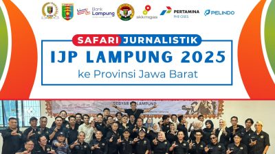Malam Ini, IJP Lampung Bertolak ke Jawa Barat Gelar Safari Jurnalistik