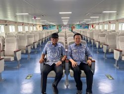 Penumpang Pertama KMP Dalom 1 Pucuk Pimpinan Pemprov Alumnus SMAN 2 Bandar Lampung