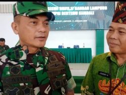 Ratusan Siswa Kunjungi Makodam XXI Raden Intan Lampung