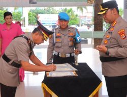 AKBP Yoni Rizal Khova Resmi Menjabat Waka Polresta Bandar Lampung