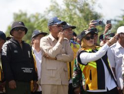 Menteri PU Tinjau Jembatan Way Bungur, Bupati Lampung Timur Sampaikan Terima Kasih ke Presiden