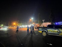 Respon Cepat Laporan Masyarakat Melalui Call Center 110, Polres Lampung Utara Bubarkan Aksi Perang Petasan di Stadion Sukung Kotabumi