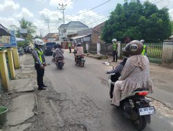 Satgas Kamseltibcar Lantas Ops Ketupat Krakatau 2026 Polres Lampung Utara Intensifkan Pengamanan Jalur Aktivitas Masyarakat.