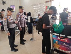 Polres Lampung Utara Pantau Arus Balik Lebaran Idul Fitri 1447 H di Stasiun Kotabumi
