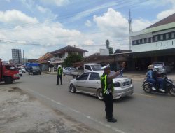 Antisipasi Lonjakan Arus Balik Lebaran, Polres Lampung Utara Siagakan Personel di Titik Rawan Kemacetan