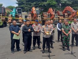 Polda–TNI Ringkus 24 Penambang Emas Ilegal di Kawasan HGU PTPN I Way Kanan