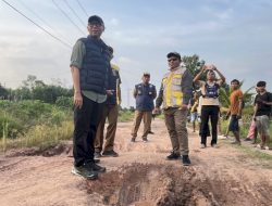 Gubernur Mirza Tinjau Perbaikan Jalan Gedong Aji–Umbul Mesir Rawa Pitu, 13,5 Km Dibeton Tahun Ini