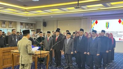 Mutasi Eselon II Lampung, Kepala Bapenda–PMDT Tukar Posisi