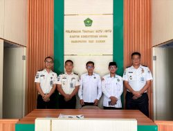 Tingkatkan Pembinaan Kepribadian, Lapas Way Kanan Kunjungi Kemenag Kabupaten Way Kanan.