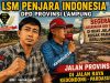 LSM Penjara Indonesia DPD Provinsi Lampung Segera Gelar Aksi Terkait Jalan Rusak Parah Ruas Kedondong–Pardasuka