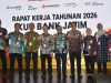 Sekdaprov Marindo dan Jajaran Direksi Bank Lampung Hadiri Rapat Kerja KUB Bank Jatim Tahun 2026