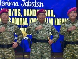 Kolonel Mar Kanang Budi Raharjo Resmi Jabat Danbrigif 4 Marinir