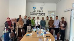 Dewan Pendidikan Lampung, BPMP, BGTK dan Balai Bahasa gelar Rapat Lintas Lembaga