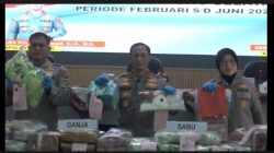 Polda Lampung Ungkap 17 Kasus Narkoba, Sita Barang Bukti Senilai Rp235 Miliar
