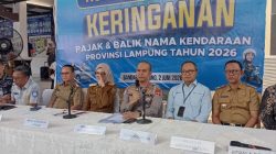 Pemprov Lampung Luncurkan Program Keringanan Pajak Kendaraan 2026, Tunggakan dan Denda Dihapus