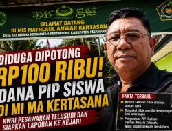 Diduga Ada Pemotongan Dana PIP di MI MA Kertasana, Wakil Ketua KWRI Pesawaran Turun Tangan dan Siapkan Laporan ke Kejari