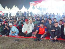 Nobar Final Piala Dunia, Ribuan Warga Lampung Tengah Padati Taman Gotong Royong