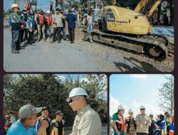 Gubernur Mirza Tinjau Perbaikan Jalan Gunung Sugih–Kota Gajah, Tekankan Mutu Pekerjaan