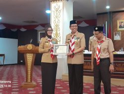 Ketua Kwarda Lampung Jihan Nurlela Lantik Rektor UIN Raden Intan Jadi Kamabigus