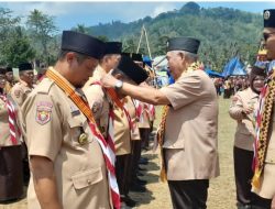 HUT ke-65, Pramuka Tanggamus Merawat Sejarah dan Pengabdian