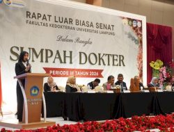 102 Dokter Baru Unila Resmi Disumpah