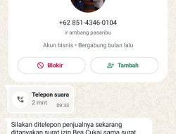 Ngaku Petugas Bea Cukai Batam, Oknum Mengaku Ambang Pasaribu Diduga Coba Peras Korban
