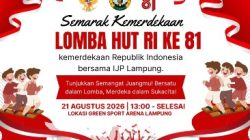 Semarak Kemerdekaan, IJP Lampung Gelar Lomba HUT RI ke-81, Wartawan Pemprov Siap Adu Kekompakan