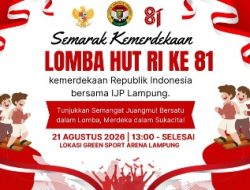 Semarak Kemerdekaan, IJP Lampung Gelar Lomba HUT RI ke-81, Wartawan Pemprov Siap Adu Kekompakan