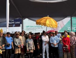 Gubernur Mirza Tampil dengan Hanuang Bani, Simbol Gagah dan Berani Mengangkat Marwah Budaya Lampung