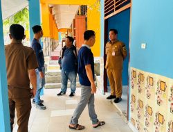 Cek Revitalisasi SMAN 1 Simpang Pematang, Pihak Konsultan Pastikan Pekejaan Telah Sesuai Speek dan RAB