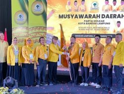 Rycko Menoza Terpilih Aklamasi Pimpin Golkar Bandar Lampung