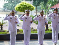 Naik Pangkat,  Danlanal Lampung Kini Resmi Sandang Kolonel Laut