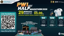 PWI Half Marathon 2026 Tebar Puluhan Motor, Hadiah Ratusan Juta Menanti!